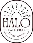 Halo hair code logo